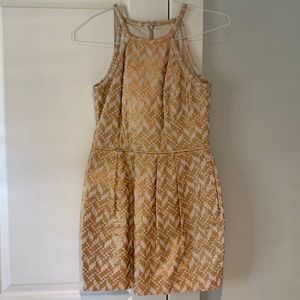 Metallic Cocktail Dress